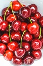 Sweet juicy red cherry photography summer