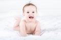 Sweet little baby with beautiful big eyes Royalty Free Stock Photo