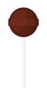 Chocolate Lollipop Candy Stick Doodle Icon Clipart PNG Illustration Royalty Free Stock Photo