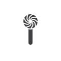 Sweet lollypop icon vector