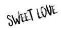 Sweet Love rubber stamp