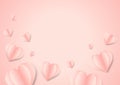 Sweet Love Valentines day concept greeting card abstract background Royalty Free Stock Photo