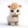 Sweet Lupa 3d Model: Royalty-free Image In Fantasy Style