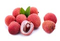 Sweet lychees fruits