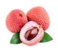 Sweet lychees Royalty Free Stock Photo