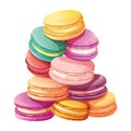 Sweet Macaroons biscuit snack