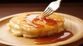 sweet maple pancake food