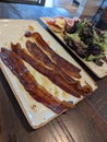 Sweet maple syrup bacon