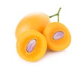 Sweet Marian plum thai fruit isolated on white background Royalty Free Stock Photo