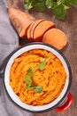 Sweet mashed potato