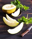 Sweet melons Royalty Free Stock Photo