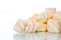 Sweet multi-colored candy marshmallow Royalty Free Stock Photo