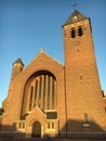 Sweet Name of Jesus church in Grootlo, Belgium Royalty Free Stock Photo