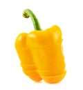 Sweet orange bell pepper isolated Royalty Free Stock Photo