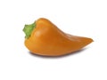 Sweet orange bell pepper isolated Royalty Free Stock Photo