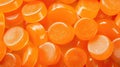 sweet orange candy food