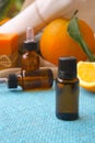 Sweet orange essential oil Royalty Free Stock Photo