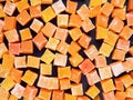 sweet orange pumpkin candy Royalty Free Stock Photo