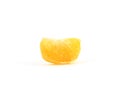 Sweet organic clementine or tangerine wedge Royalty Free Stock Photo