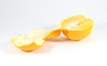 Sweet organic clementine Royalty Free Stock Photo