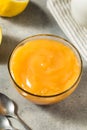Sweet Organic Lemon Curd Spread Royalty Free Stock Photo