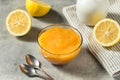 Sweet Organic Lemon Curd Spread Royalty Free Stock Photo