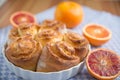 Sweet pastry rolls Royalty Free Stock Photo
