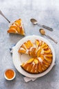 Sweet peach cake