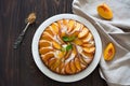 Sweet peach cake