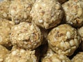 Sweet peanut balls made with roasted peanuts and jaggery