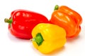 Sweet pepper isolated on white Royalty Free Stock Photo