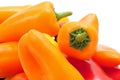 Sweet peppers of different colors Royalty Free Stock Photo