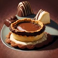 Sweet pie chocholate cake dessert tasty