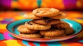 sweet pile cookies food