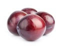 Sweet plums fruit Royalty Free Stock Photo