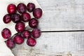 Sweet plums Royalty Free Stock Photo