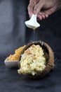 Sweet Pongal/sweet khichdi/coconut Khichdi