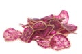 Sweet Potato Chips Isolated Royalty Free Stock Photo