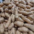 Sweet potato in the freshmarket Royalty Free Stock Photo