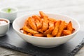 Sweet potato fries Royalty Free Stock Photo