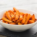 Sweet potato fries Royalty Free Stock Photo