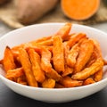 Sweet potato fries Royalty Free Stock Photo