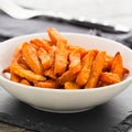 Sweet potato fries Royalty Free Stock Photo