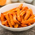 Sweet potato fries Royalty Free Stock Photo