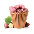 The sweet potato Ipomoea batatas or batat Royalty Free Stock Photo