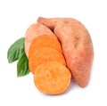 Sweet potato isolated Royalty Free Stock Photo