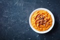 Sweet potato mash topped with pecan nuts Royalty Free Stock Photo