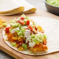 Sweet potato wrap Royalty Free Stock Photo