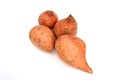 Sweet potatoes Royalty Free Stock Photo