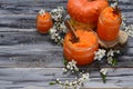 Sweet pumpkin jam in jar Royalty Free Stock Photo